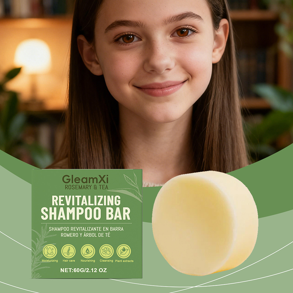 Bar Soap Shampoo Solid - 60g Rosemary Tea Shampoo Bar,Dry Hair