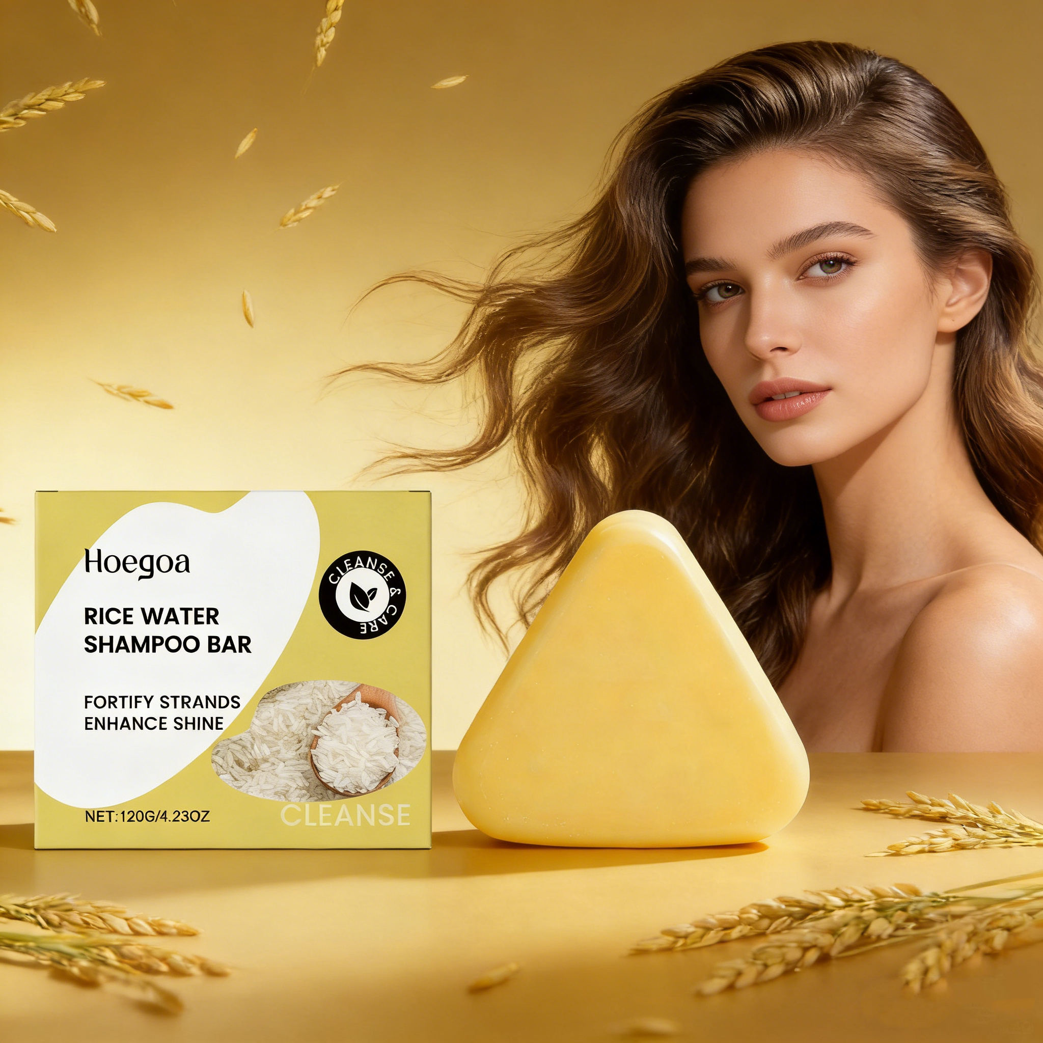 Bar Soap Shampoo Solid - Rice Water Shampoo Bar Scalp Strengthening