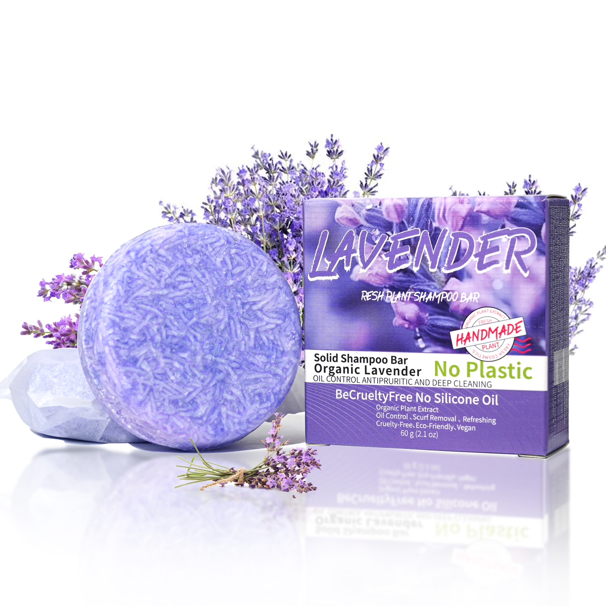 J+60g Hot Selling Lavender Sha – Bar Soap Shampoo Solid recenzja i cena