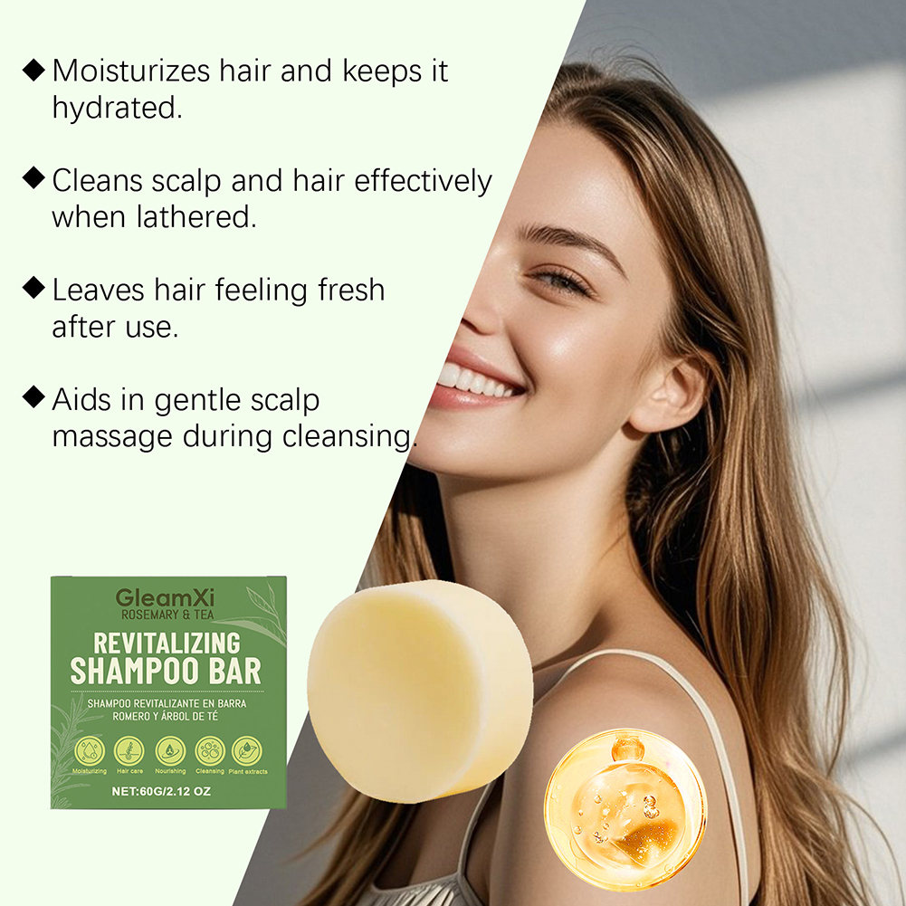60g Rosemary Tea Shampoo Bar,D – Bar Soap Shampoo Solid recenzja i cena