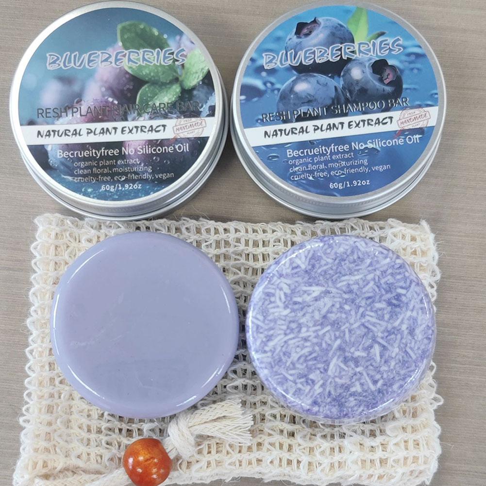 Plant-Based Blueberry Shampoo  – Bar Soap Shampoo Solid recenzja i cena