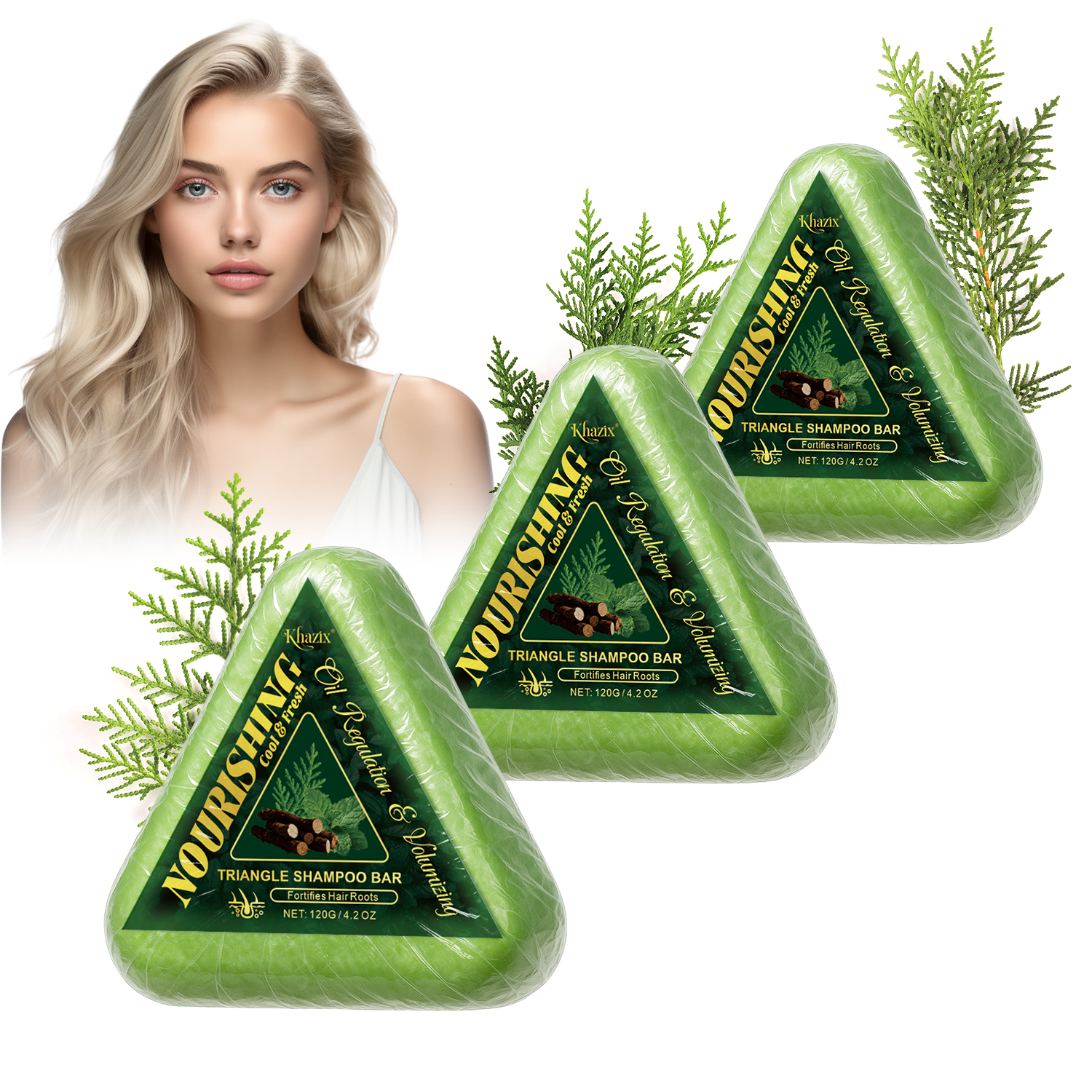 Green Triangle Soap Shampoo Ba – Bar Soap Shampoo Solid recenzja i cena