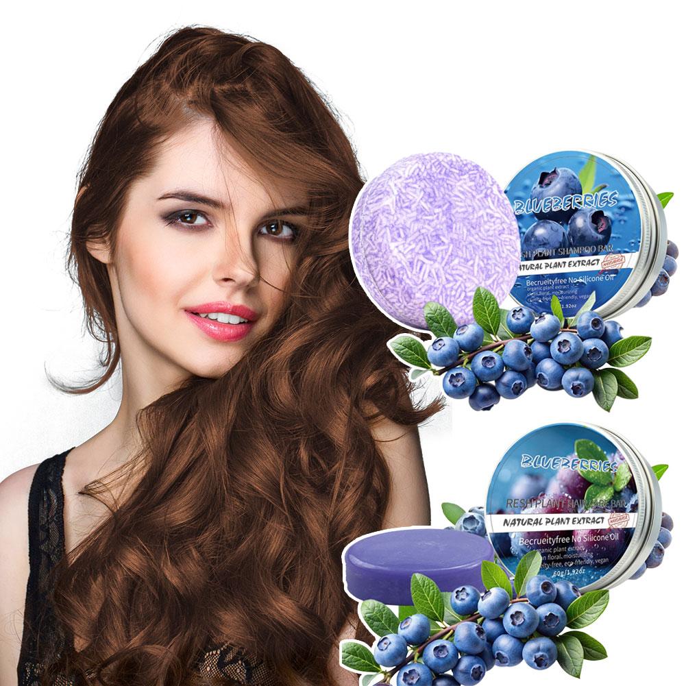 Natural Silicone-Free Blueberr – Bar Soap Shampoo Solid recenzja i cena
